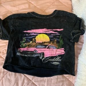 Cute car crop top